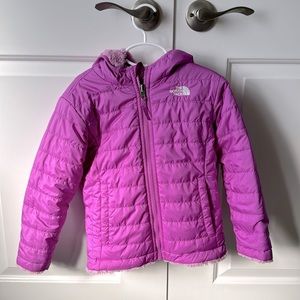 The North Face Girls Reversible jacket in Pink